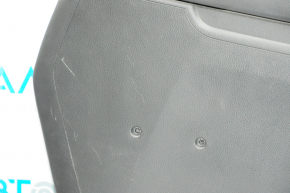Central console armrest and cup holders Kia Optima 14-15 rest, black leather, under rear row air vents, scratches