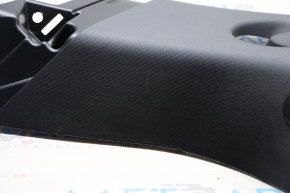 Rear pillar trim 3rd row right Ford Explorer 11-19 black with hook, plastic turned white, scratches