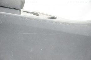 Central console armrest and cup holders Kia Optima 14-15 rest black leather, scratches, dry cleaning