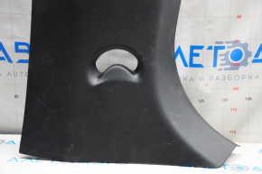 Rear pillar trim 3rd row left Ford Explorer 11-19 black without hook, scratches