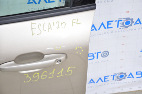 Door assembly front left Ford Escape MK4 20- keyless, under the code, golden G6 bumps, scratches on the overlay