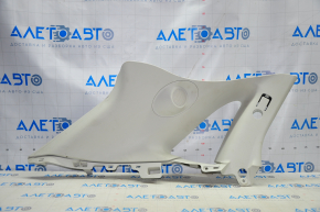 Rear pillar trim left Ford Edge 15-18 gray for speaker, without plug, broken fastener