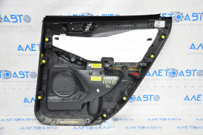 Door trim card rear left Ford Escape MK4 20-22 black with beige cloth, scratches, needs cleaning