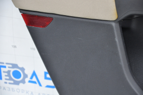 Door trim card rear left Ford Escape MK4 20-22 black with beige cloth, scratches, needs cleaning