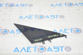 Mirror cover triangle outer front right Tesla Model 3 18- black, glossy, break crepe