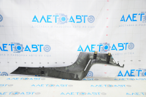 Upper right rear pillar trim Ford Fiesta 11-19 4d under belt, black, scratches
