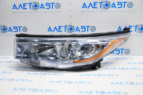 Headlight front left Toyota Highlander 14-16 dark TYC