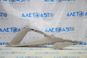 Rear window pillar trim left Ford Fiesta 11-19 gray, plastic turned white
