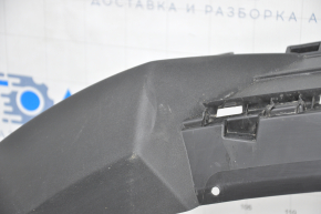 Front bumper lip Ford Escape MK4 20-22 without parking sensors structure is dented, sawed, crack in the grille