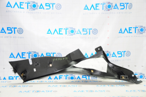 Rear pillar trim lower left Ford Fiesta 11-19 4d black, scratches
