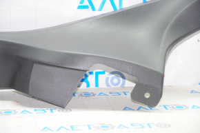Rear pillar trim lower left Ford Fiesta 11-19 4d black, scratches
