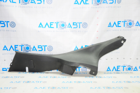 Rear pillar trim lower left Ford Fiesta 11-19 4d black, scratches