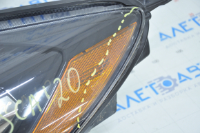 Headlight front left bare Ford Escape MK4 20-22 halogen + LED DRL for polishing