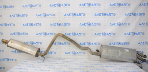 Exhaust pipe assembly VW Jetta 19-21 resonator with barrel, dents