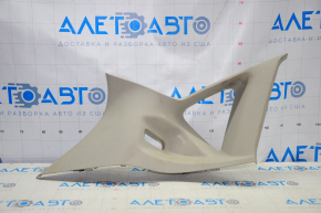 Upper left rear pillar trim Ford Fiesta 11-19 5d under belt gray, plastic turned white, scratches