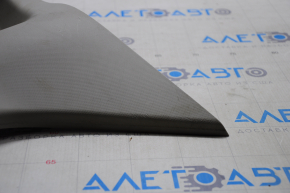 Upper left rear pillar trim Ford Fiesta 11-19 5d under belt gray, plastic turned white, scratches