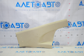 Door sill trim rear left Lincoln MKZ 13-16 beige, broken crepe, plastic turned white
