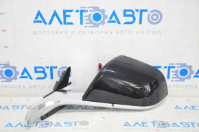 Side mirror left Tesla Model 3 18-13+2 pins, heated, auto-dimming, chrome, black, scratches