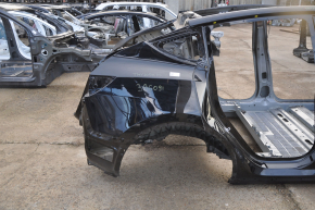 Quarter wing rear right Tesla Model Y 20-25 on the body, cast side member, black