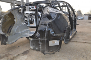 Quarter wing rear right Tesla Model Y 20-25 on the body, cast side member, black
