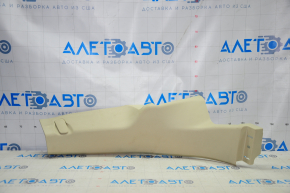 Rear pillar trim lower right Lincoln MKZ 13-16 beige, plastic turned white