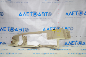Rear pillar trim lower right Lincoln MKZ 13-16 beige, plastic turned white