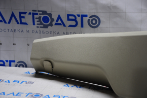 Lower left rear pillar trim Lincoln MKZ 13-16 beige, broken crepe, whitened plastic