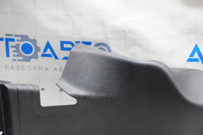 Rear pillar trim lower left Lincoln MKZ 13-16 black under SRS, rubbed