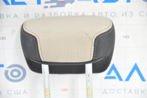 Headrest rear central Ford Escape MK4 20-22 cloth beige with black for cleaning