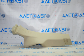 Rear pillar trim lower right Ford Fusion mk5 13-20 beige, plastic turned white, scratch
