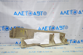 Rear pillar trim lower left Ford Fusion mk5 13-20 beige, broken crepe, whitened plastic