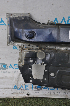 Rear panel VW Tiguan 09-17 2 parts, blue, tears