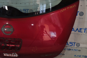 Bare trunk door with glass Nissan Leaf 11-17 red NAH, small dents