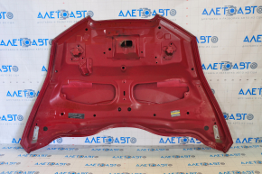 Hood bare Nissan Leaf 11-17 red NAH, small pokes
