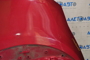 Hood bare Nissan Leaf 11-17 red NAH, small pokes