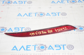 Reflector rear bumper right Tesla Model 3 18- break fastener