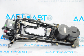 Center console trim with cup holders Cadillac ATS 13- black, scratches, worn