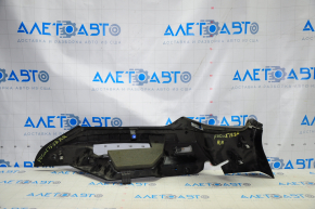 Rear pillar trim right Ford Focus mk3 11-18 5d black, without plug, scratches