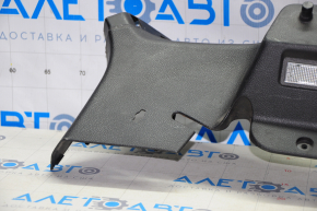 Rear pillar trim right Ford Focus mk3 11-18 5d black, without plug, scratches