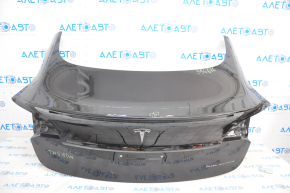 Trunk lid naked Tesla Model 3 18-20 black PBSB, pokes
