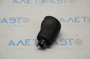 Gear knob Infiniti JX35 QX60 13-15 pre-rest, black leather, broken mount