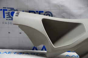 Rear pillar trim lower right Ford Focus mk3 11-18 gray, scratches, plastic turned white