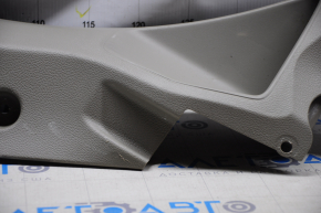 Rear pillar trim lower left Ford Focus mk3 11-18 gray, worn, plastic turned white