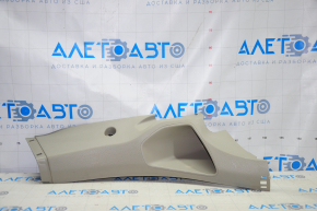 Rear pillar trim lower right Ford Focus mk3 11-18 gray, scratches, plastic turned white