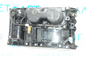 Center console trim with cup holders Nissan Murano z52 15-17 prerest gray, pocket does not work, worn out