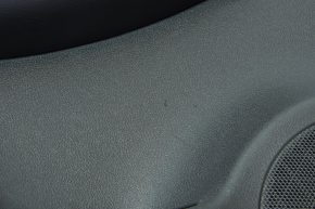 Door trim card rear left Nissan Leaf 13-17 black, armrest leather, tears, scratches