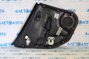 Door trim card rear right Nissan Leaf 13-17 black, armrest leather, scratches