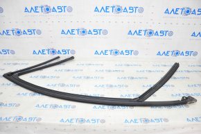 Upper door molding front right Ford Escape MK4 20-24 chrome, with glass seal
