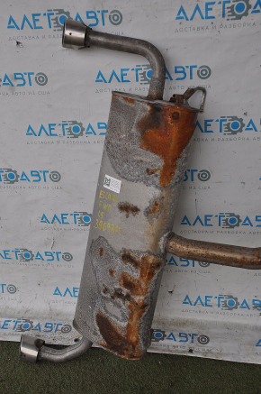 Exhaust pipe with barrel Ford Escape MK4 20-22 1.5T FWD with throttle, sawed off catalytic converter, rusty