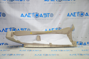 Door opening trim rear left VW Passat b8 16-19 USA beige, broken crepe, plastic turned white